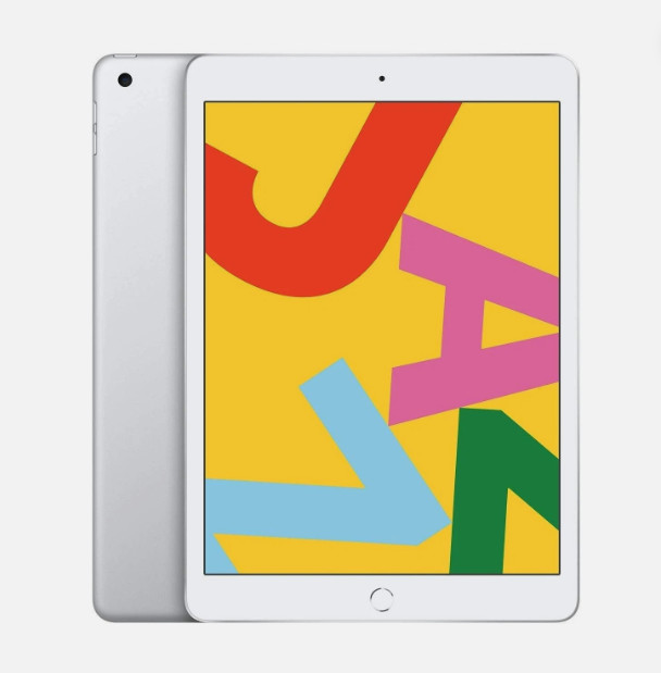 Apple iPad 7th Gen 32GB Wi-Fi Silver 2019 ( Defective Buttons)