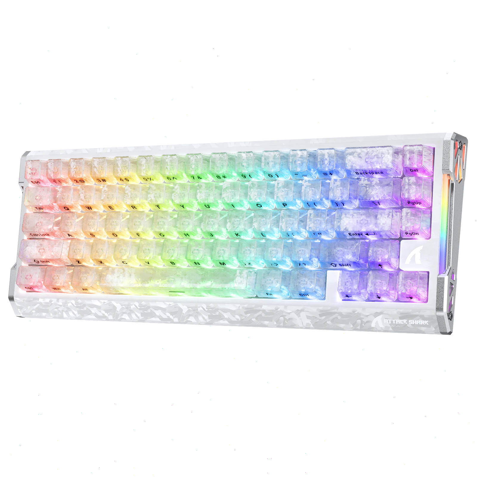 ATTACK SHARK R68HE 60% Wired Magnetic Gaming Keyboard Carbon Fiber 8KHz Hot-swap