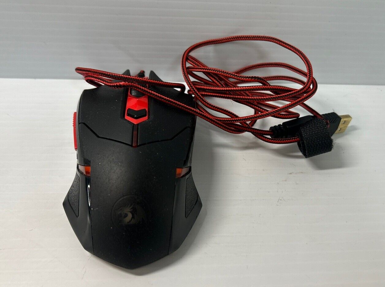 Red Dragon Wired USB LED Optical Gaming Mouse 3200 DPI S101-3 Redragon Weighted