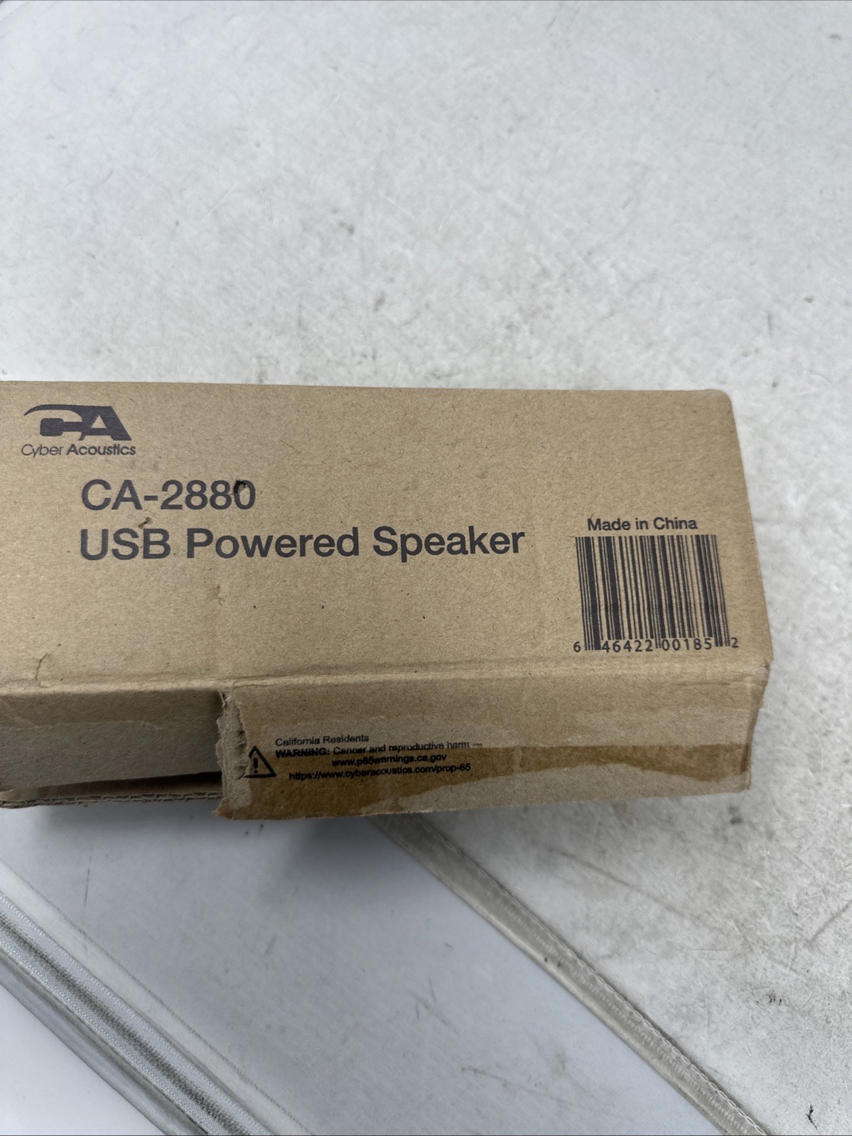 Cyber Acoustics CA-2880 Computer Speaker  USB Audio Input/FREE SHIPPING