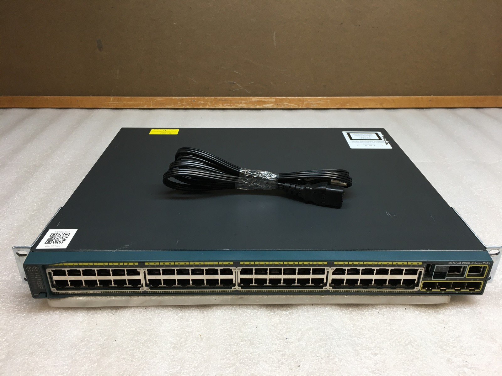 Cisco Catalyst 2960-S Series PoE+ 48-Port Network Switch WS-C2960S-48LPS-L