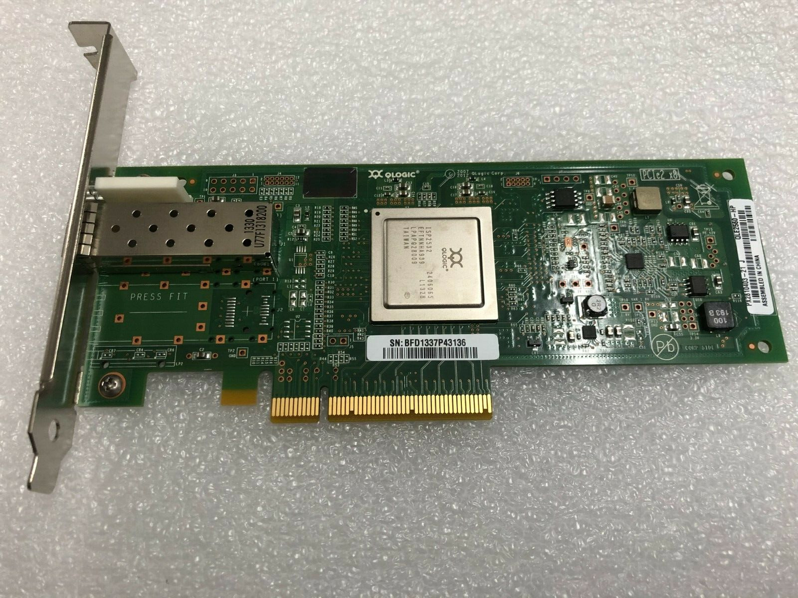 HP QLogic 489190-001 AK344-63002 QLE2560-HP PCIe 8Gb/s Fibre Channel Card
