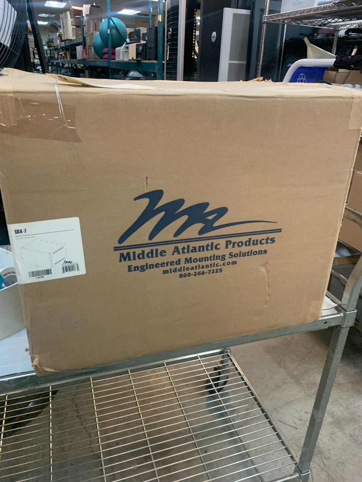 Middle Atlantic SBX-7 7SP Wall Mount rack