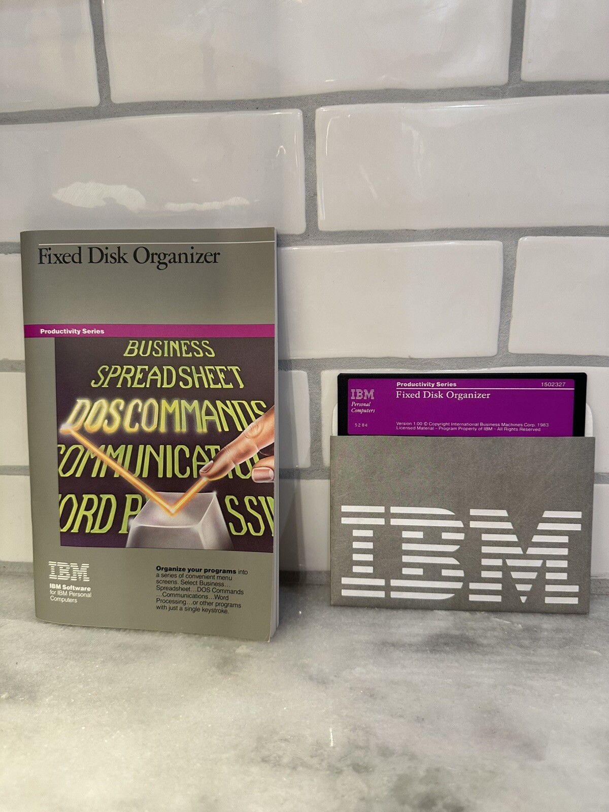 IBM Fixed Disk Disk Organizer for the IBM PC Floppy Disk - Productivity (1986)