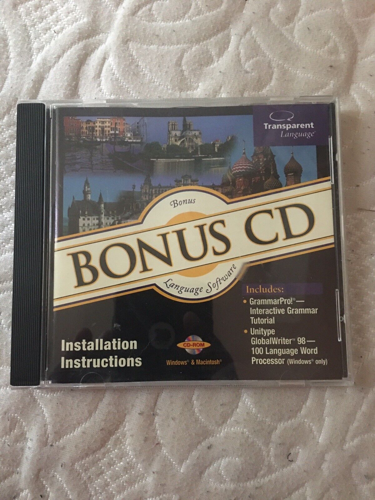 Transparent Language Bonus CD - GrammarPro - Software for PC Windows