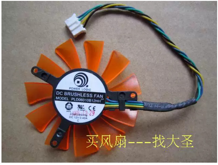 Graphics Card Fan For ZOTAC 6010 PLD06010B12HH 0.4A Hole Spacing 32-39-43mm