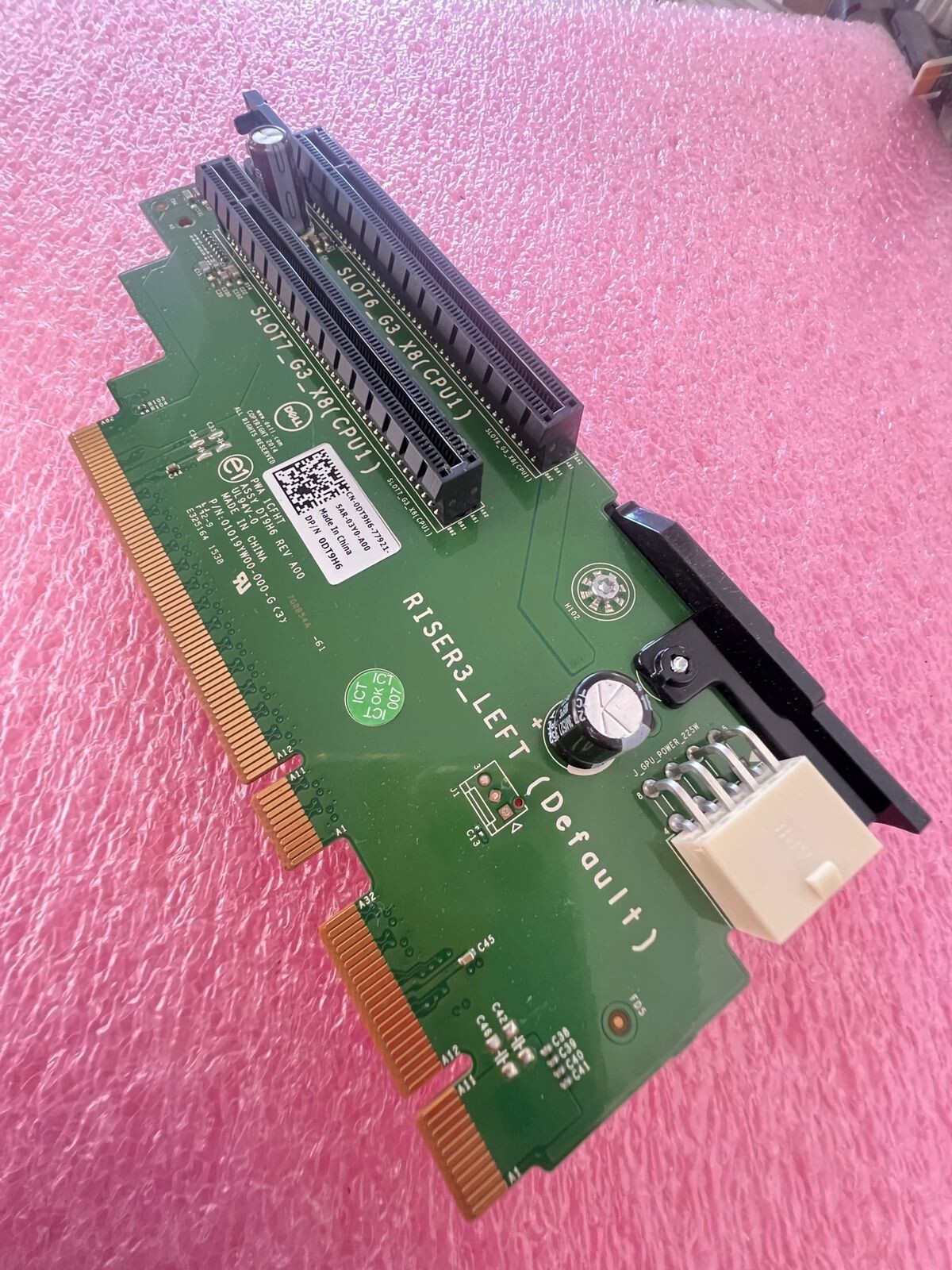 Dell DT9H6 VKRHF 2 x8 PCIe Riser for PowerEdge R720 R730 R730xd