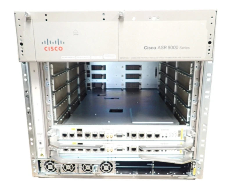 Cisco ASR 9006 V2 6-Slot 10U AC Router Chassis ASR-9006-AC-V2 + 2x A9K-RSP440-TR