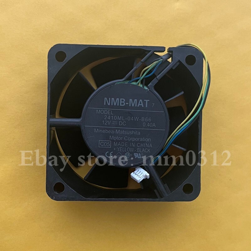 NMB 2410ML-04W-B66 6025 12V 0.4A 6CM 4-wire chassis cooling fan