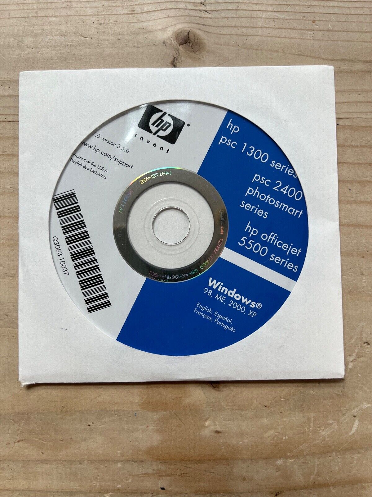 HP OfficeJet PSC 1300 series, psc 2400 photosmart, officejet  5500 series CD