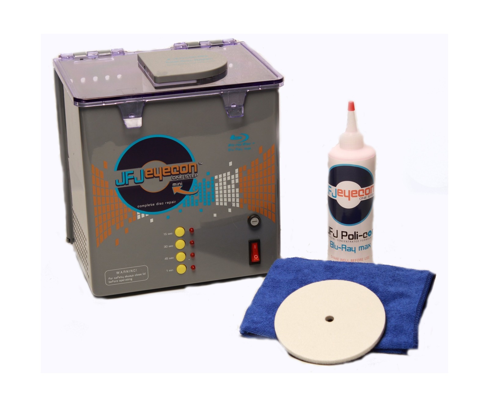 JFJ One-Step Eyecon Mini Video Game, CD, DVD, Blu-Ray Repair Machine 110V