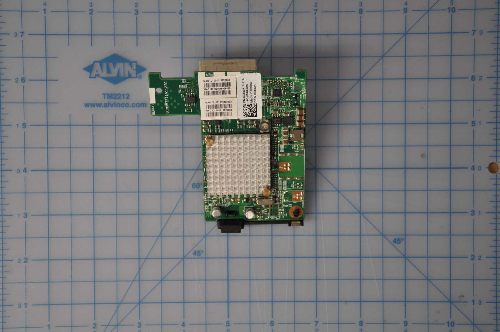 DELL POWEREDGE M610 NETXTREME II 10 GIGABIT ETHERNET MEZZANINE CARD- 2 C583R