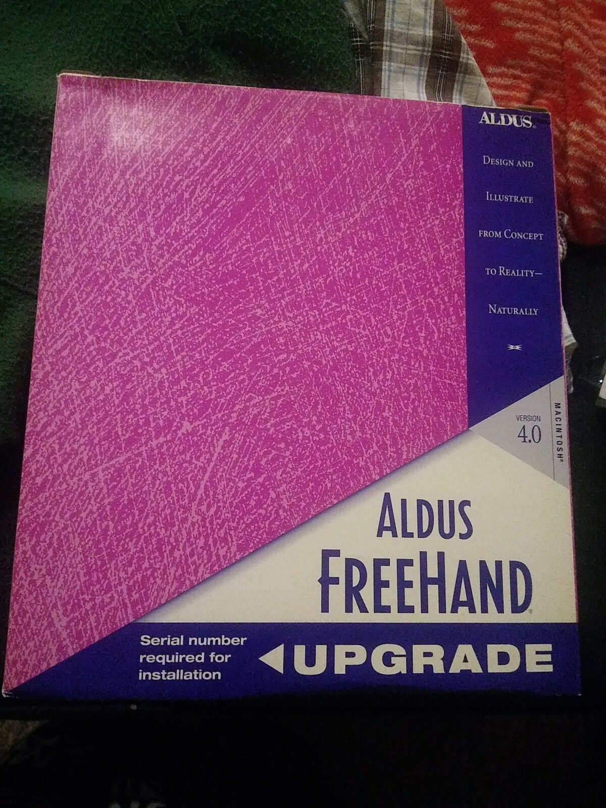 Vintage Macintosh Software Aldus FreeHand 4.0 Upgrade Version Sealed