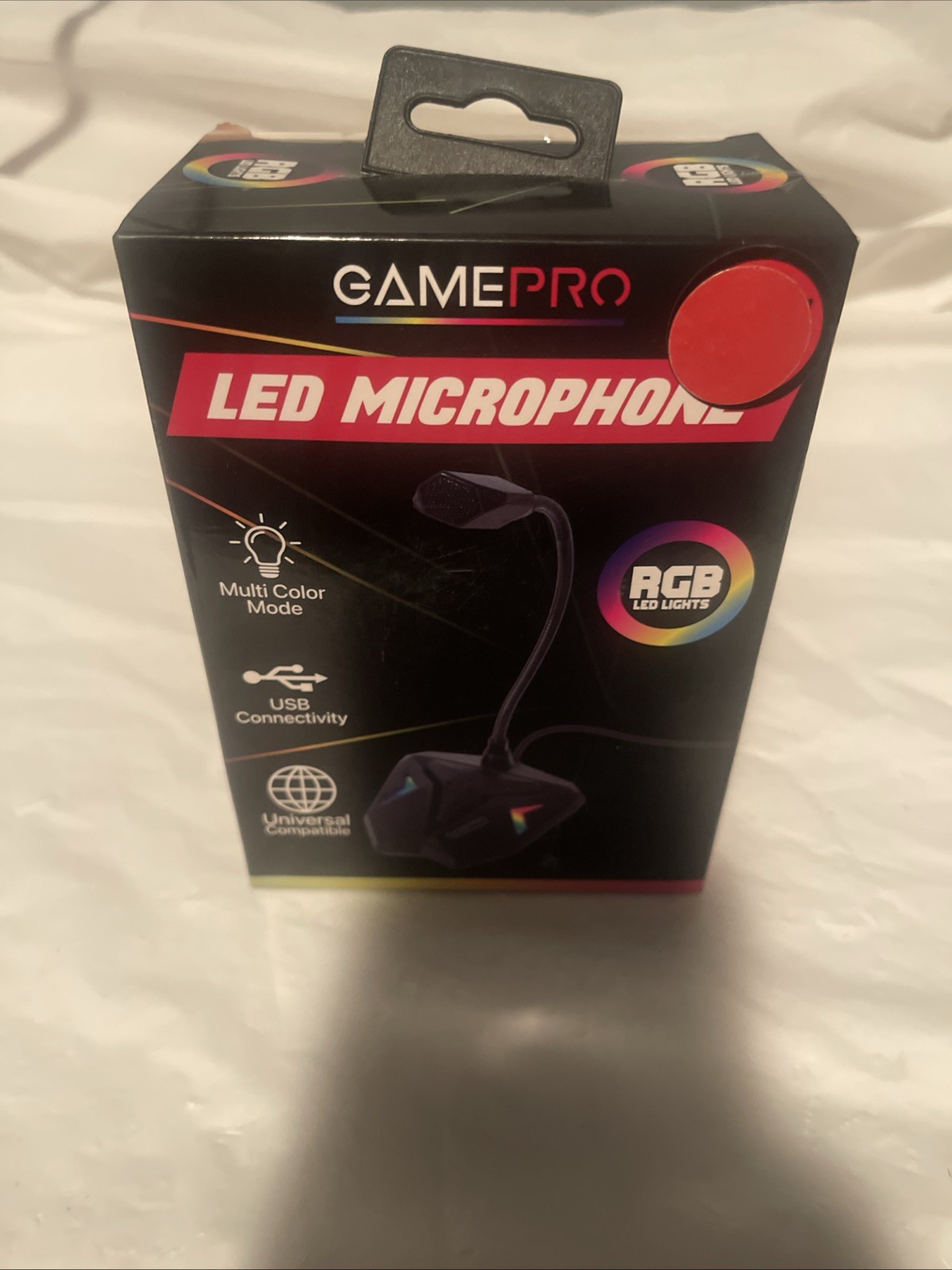 GamePro RGB LED Microphone with Muli Color Modes Model GP-819
