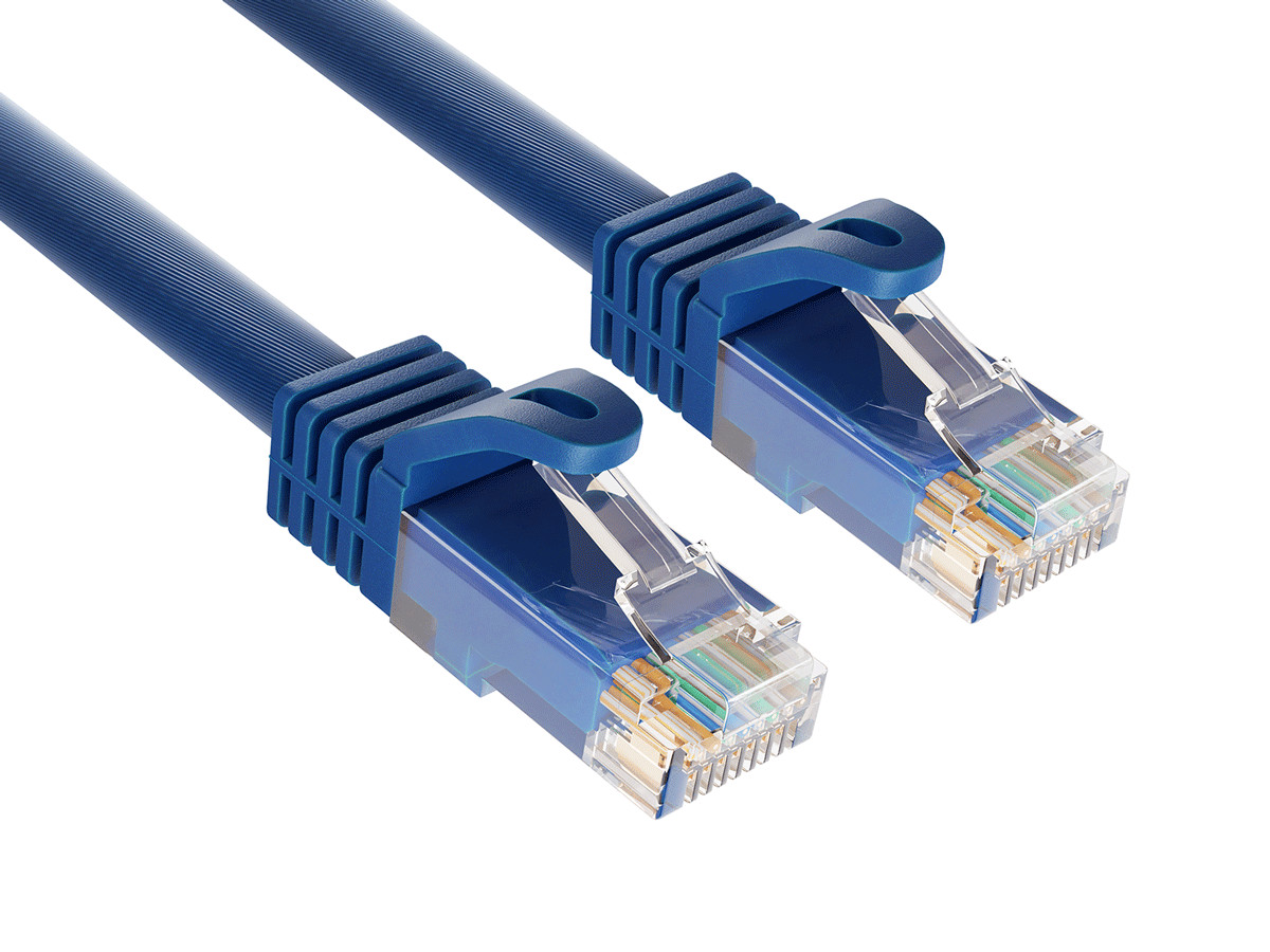 12ft Cat6a Ethernet Cable 10Gbps Snagless RJ45 for Gaming PS5 PC Router, Blue