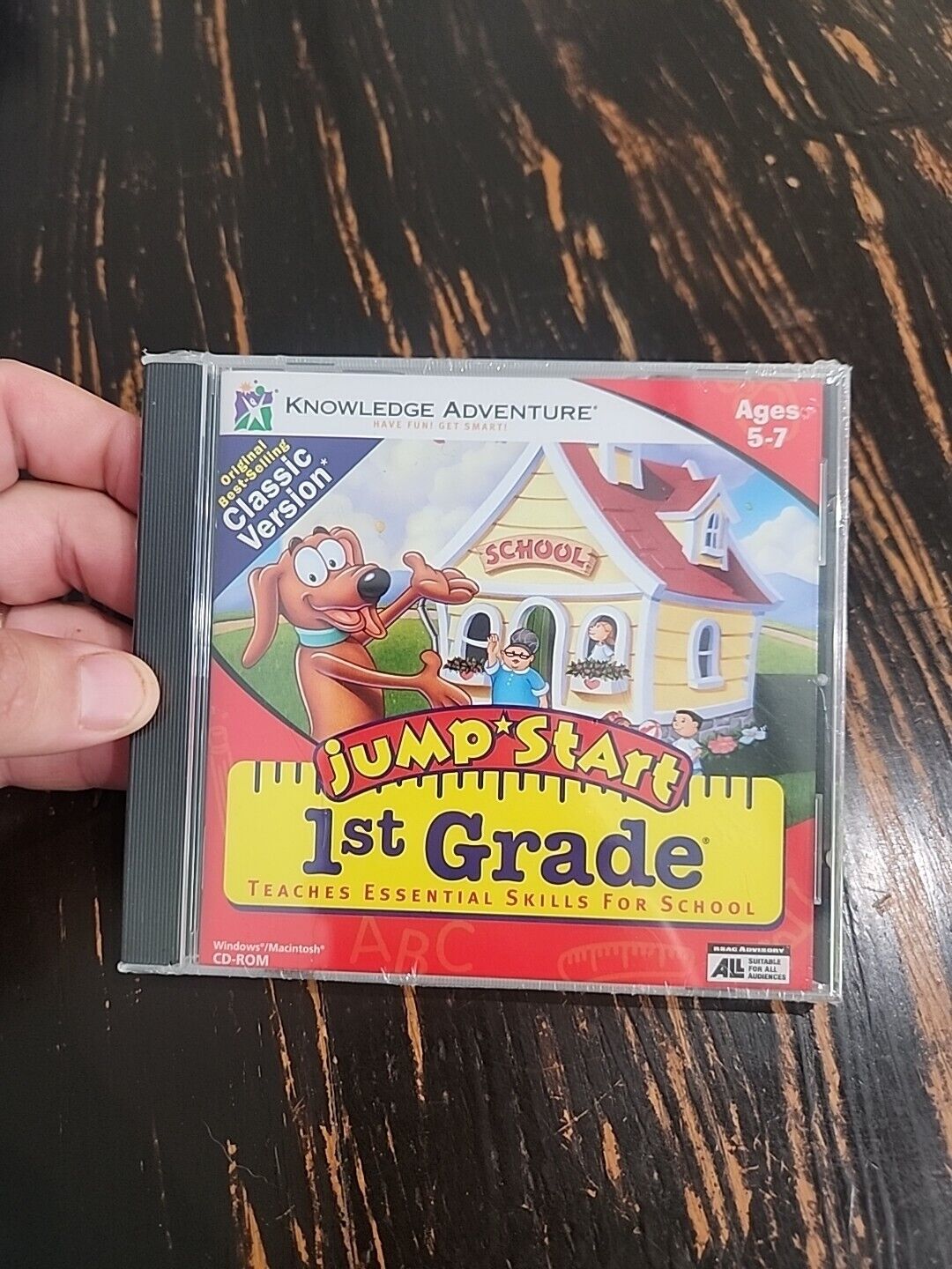 Jump Start 1st Grade Ages 5-7 Classic Version PC CD-Rom Version 1.4 Brand New 