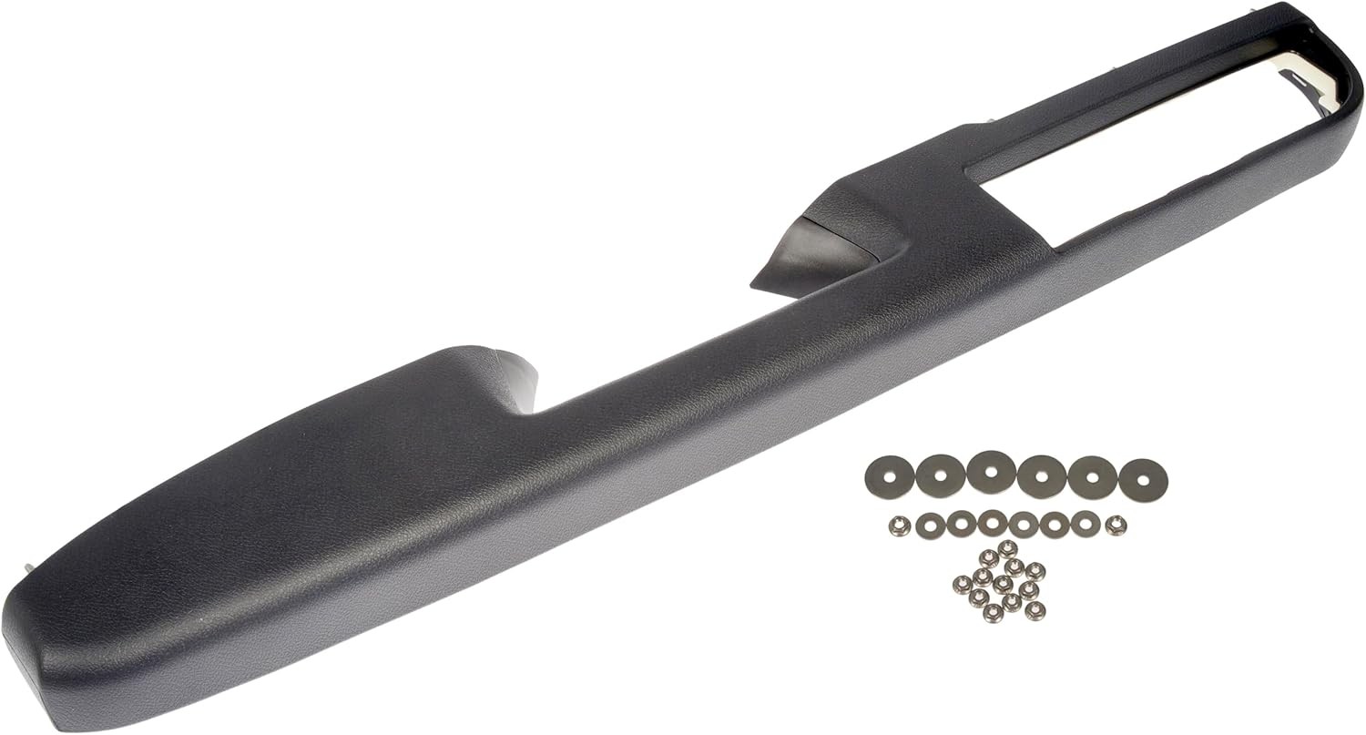 Dorman 80994 Front Driver Side Armrest Repair with door release handle Black 