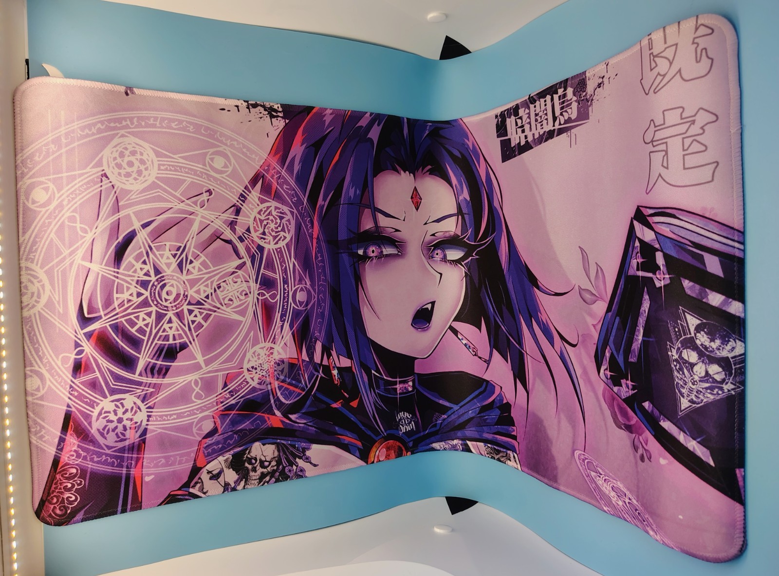 (Large) Teen Titans - Raven - Rubber Mousepad - 11.75 x 23.5 Inches
