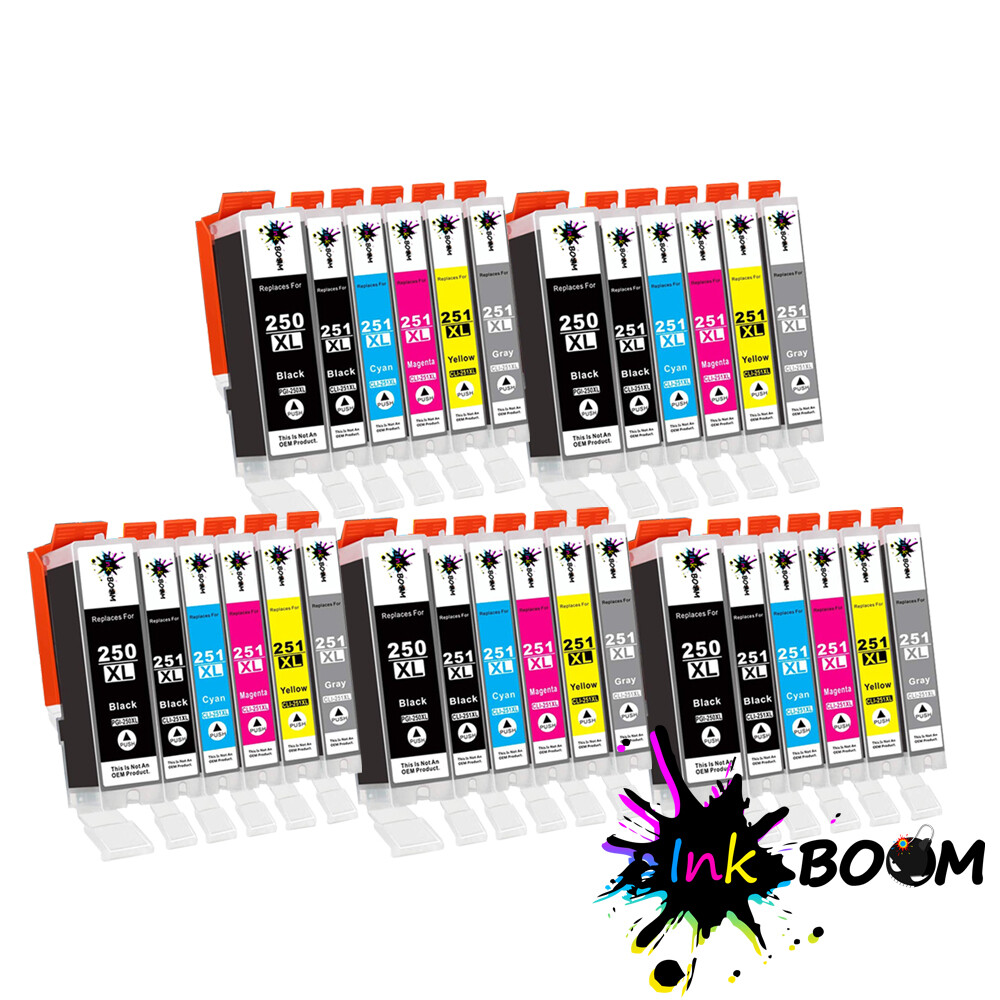 30 Ink Cartridge for PGI-250 CLI-251 PIXMA IP8720 MG7520 MG6320 MG7120