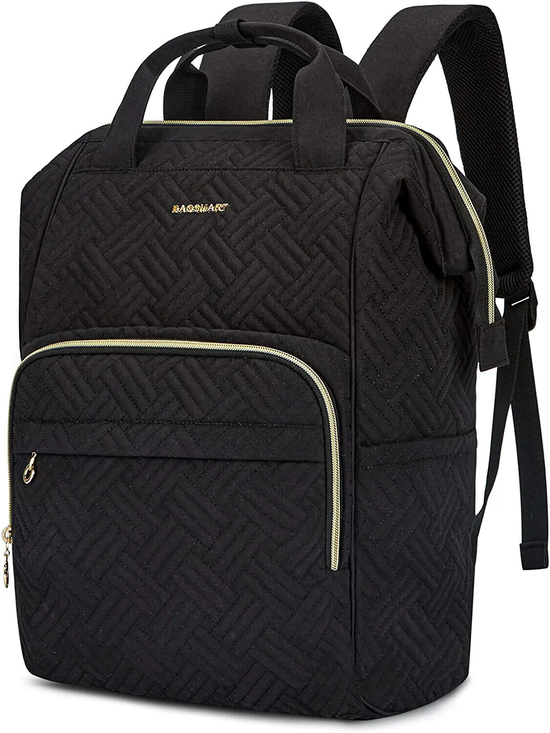 Laptop Backpack for Women, School Travel Fits 15.6 Inch laptop Black