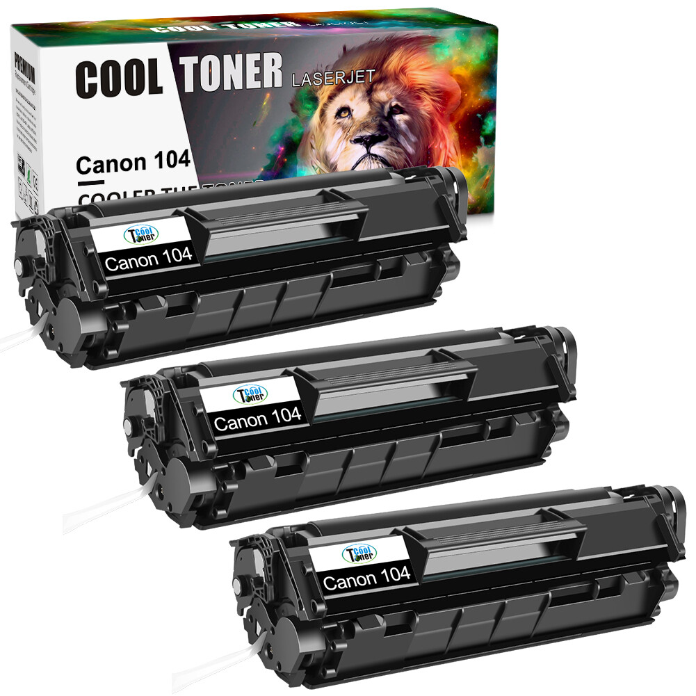 3 PK FX9 FX10 C104 Toner For Canon 104 imageCLASS MF4150 MF4350d D420