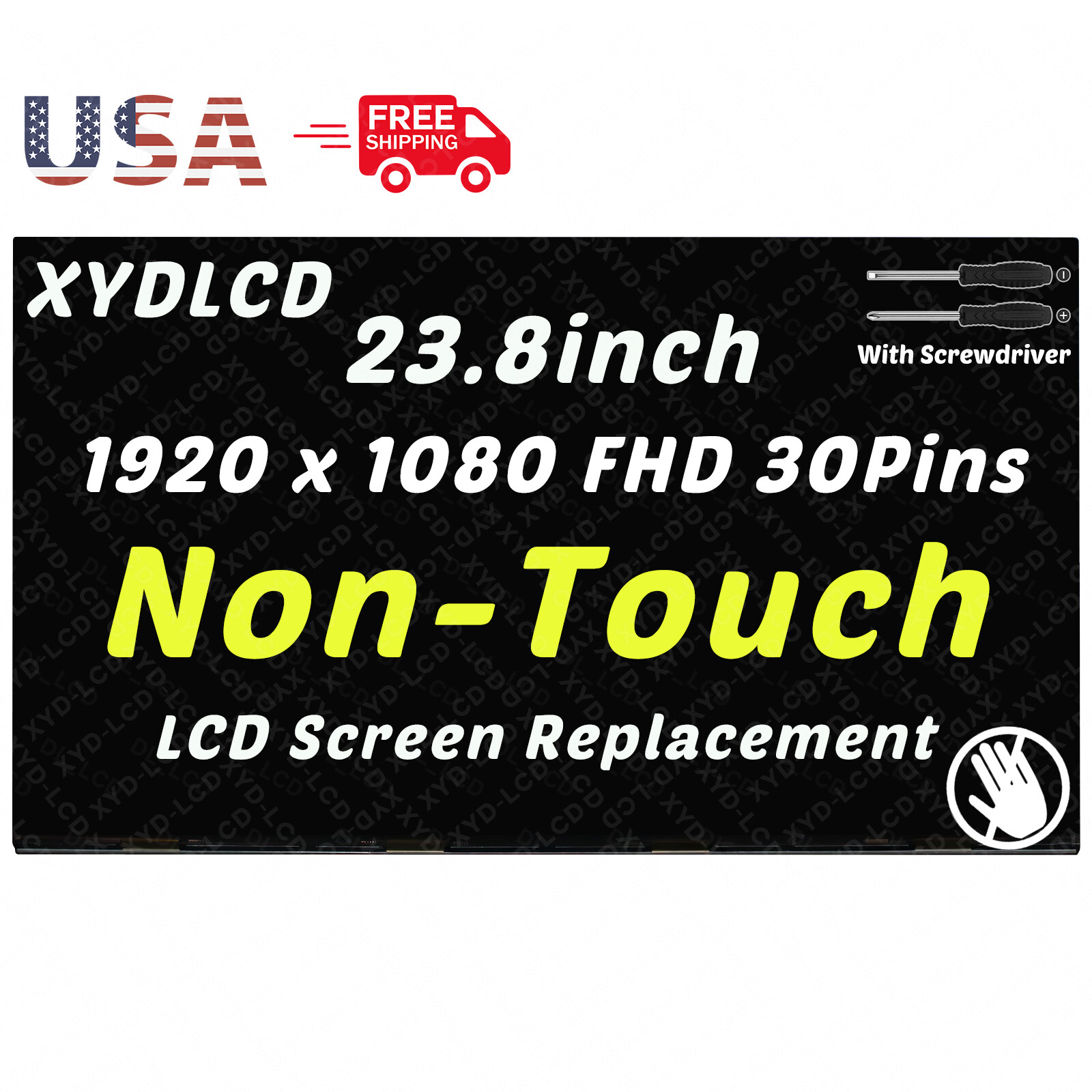 23.8in for ASUS All-in-One 18010-23841200 LCD Screen Display Panel Replacement