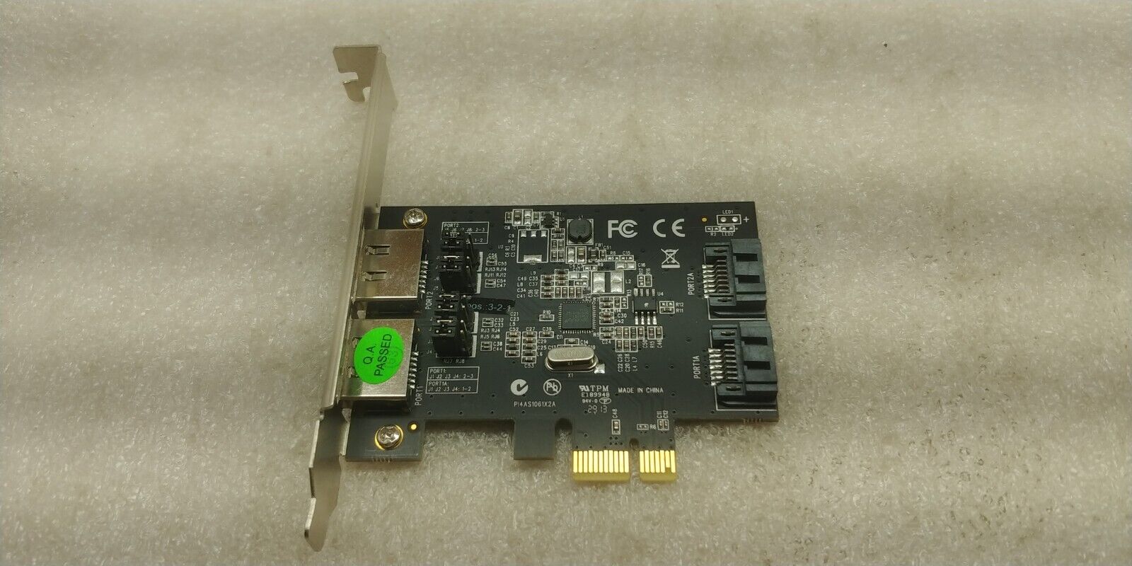 StarTech.com 2 Port PCI Express SATA 6 Gbps eSATA Controller Card PEXESAT322I