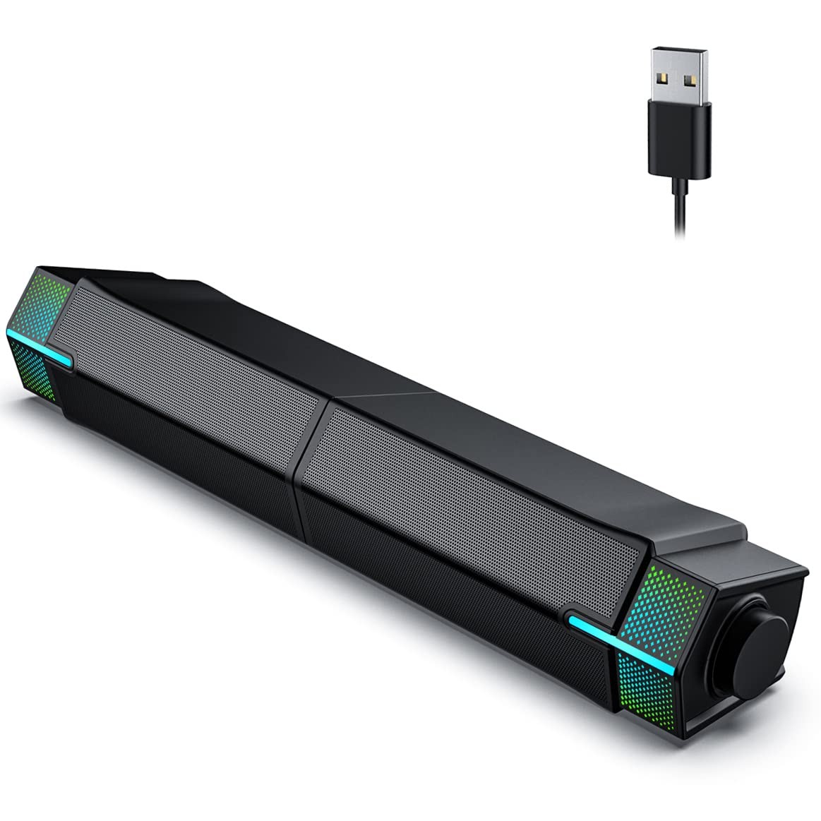 M20 Bluetooth Computer Speakers for PC Desktop Monitor Gaming PC Sound Bar - ...