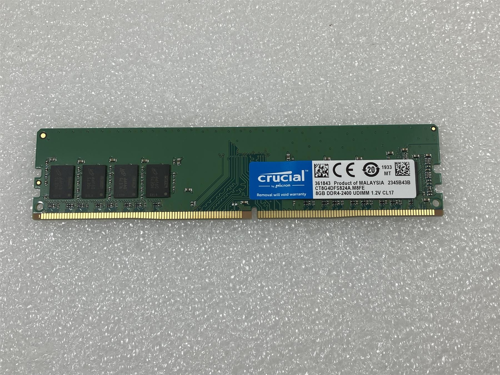 Crucial Micron CT8G4DFS824A.M8FE 8GB 2400 DDR4 PC4 Ram Memory Genuine NEW