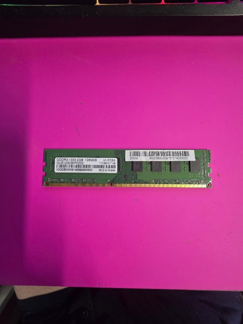 Unifoba 2GB DDR3 1333MHz PC3-10600 Desktop RAM Memory DIMM GU512303EP0202