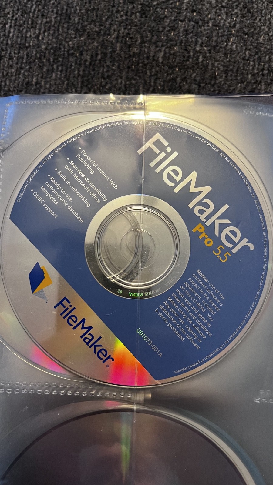 FILEMAKER PRO 5.5 For Mac