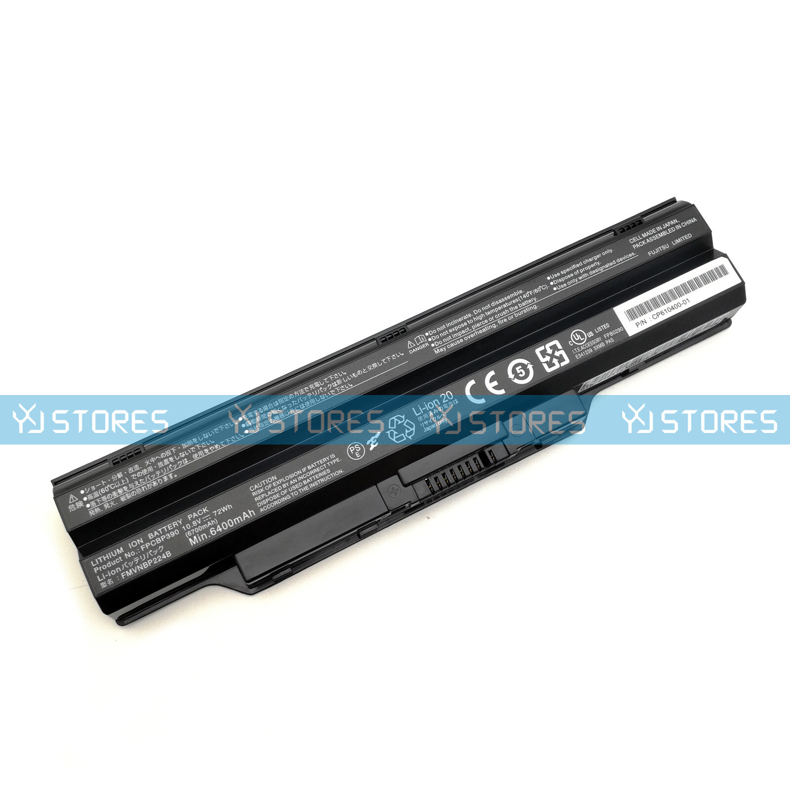 Genuine FPCBP390 FPCBP391 FMVNBP223 Battery for Fujitsu LifeBook SH782 S782 OEM