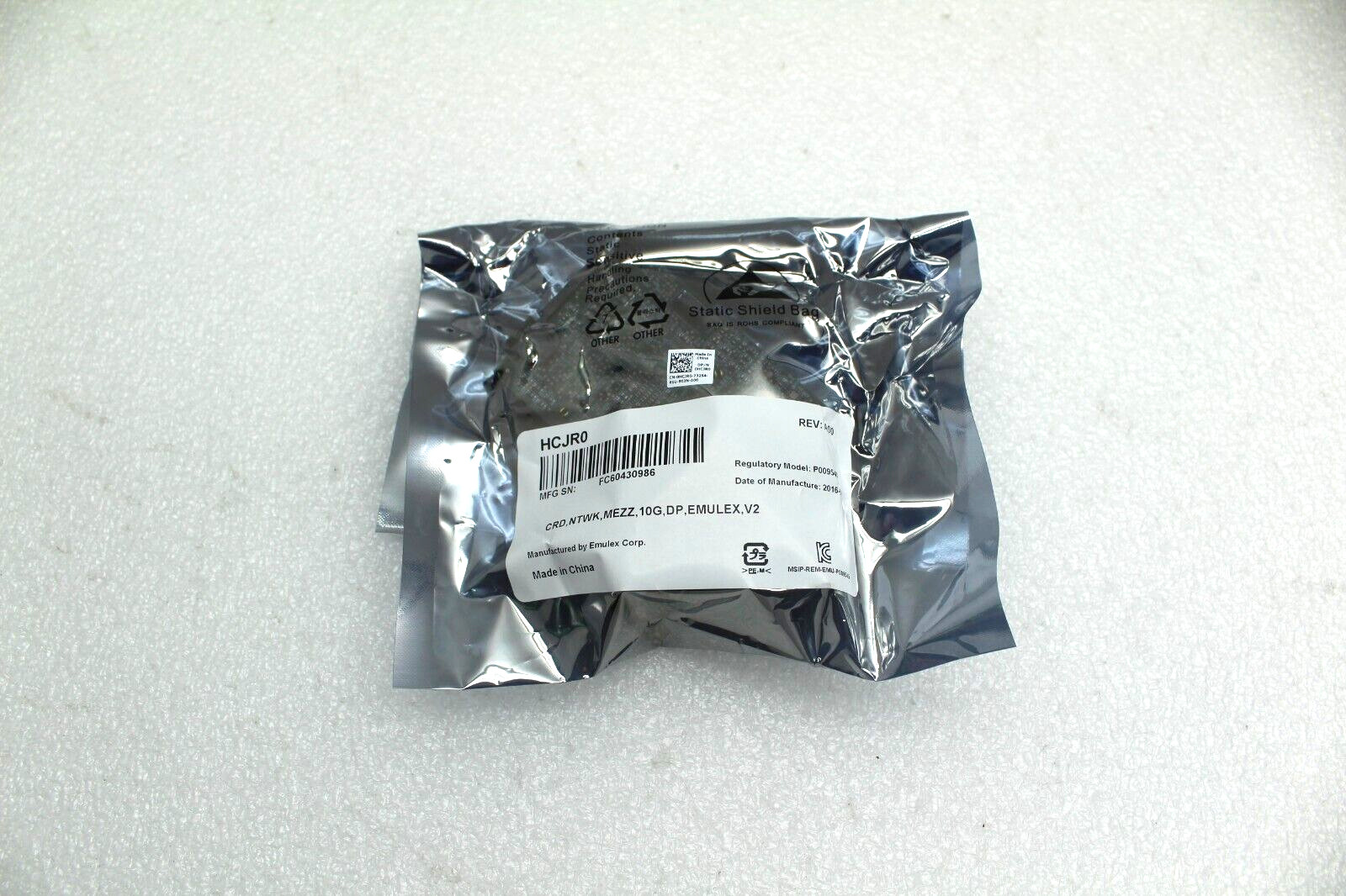 HCJR0 Dell Emulex 10GBPS MEZZANINE NETWORK ADAPTER CARD NEW~