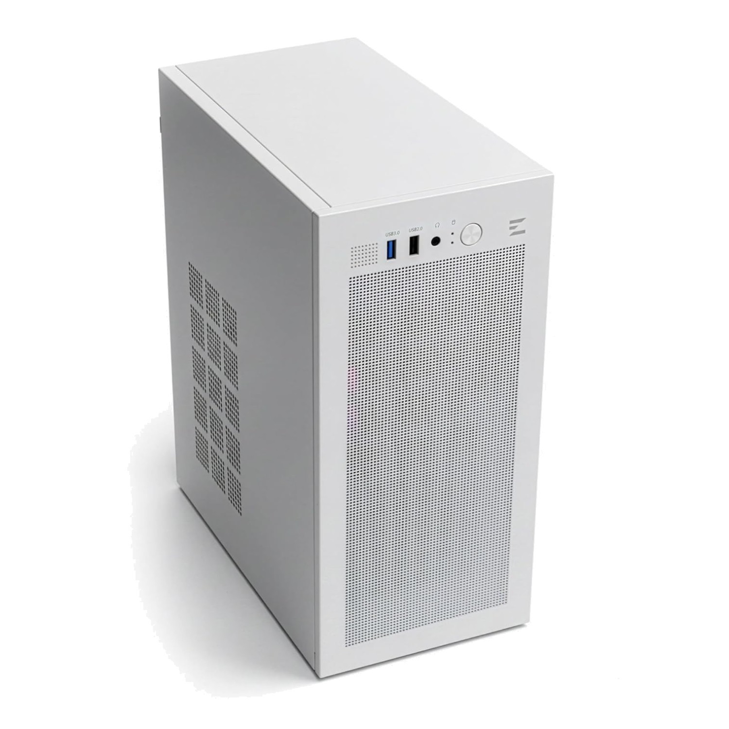 Compact Mini Tower PC Case, USB 3.0, 80mm Fan, Fits ATX PSU
