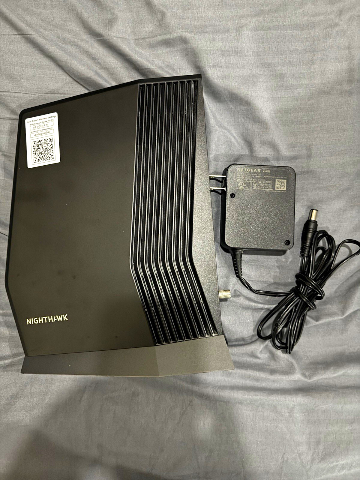 NETGEAR Nighthawk CAX80 DOCSIS 3.1 Cable Modem WiFi Router 4-Port