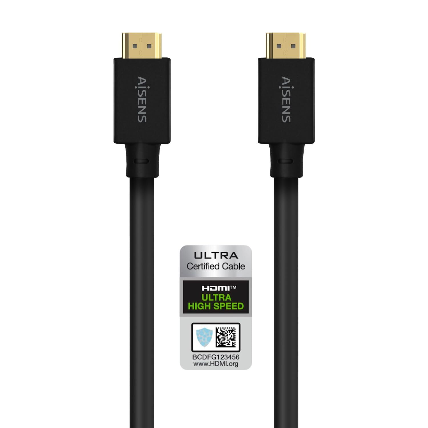 AISENS - A150-0680 - HDMI Cable V2.1 Ultra High Speed/Hec 8K@60Hz 48Gbps, A/M-A/
