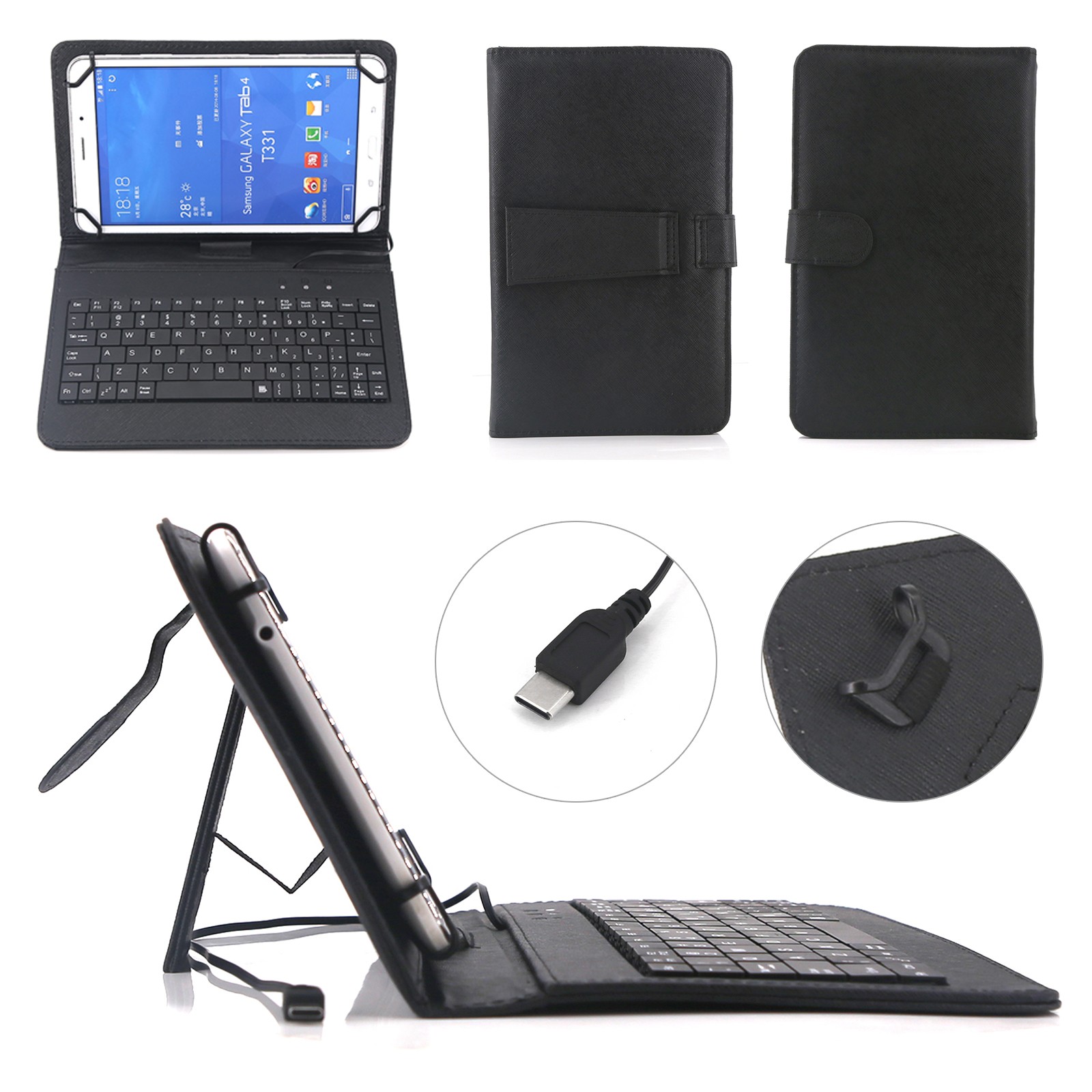 Wired Keyboard Case For Orbic Tab 8 5G / Tab 8 5G UW 8 inch Smart Stand Cover
