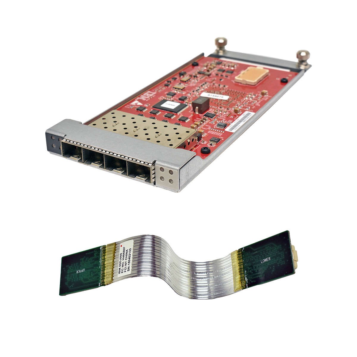 IBM FlashSystem V900 4-Port FC NIC 00DH062 00DH919 + Data Cable