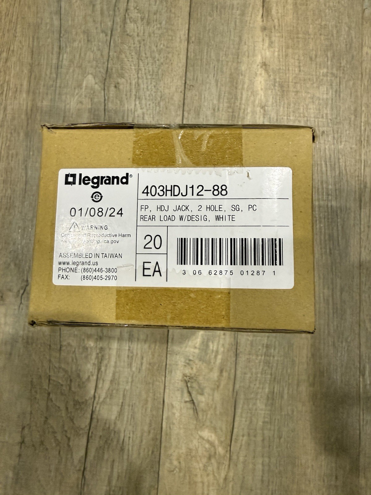 Legrand P/N 403HDJ12-88 FP WHITE Rear Load Lot Of 20