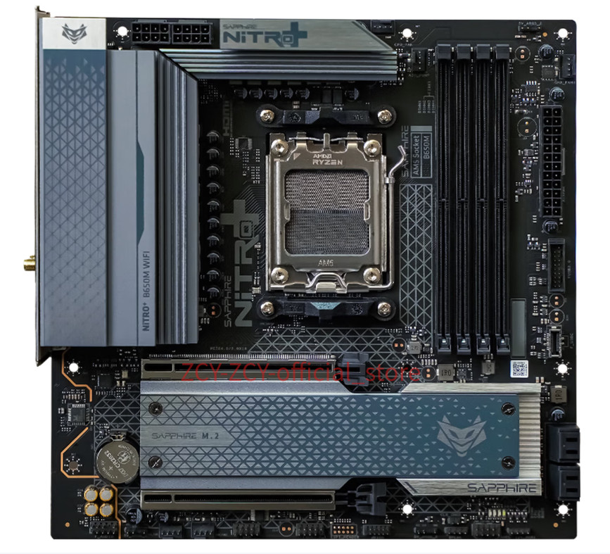 SAPPHIRE NITRO+ B650M WIFI AM5 mATX Motherboard AMD B650 DDR5 PCIe 5.0