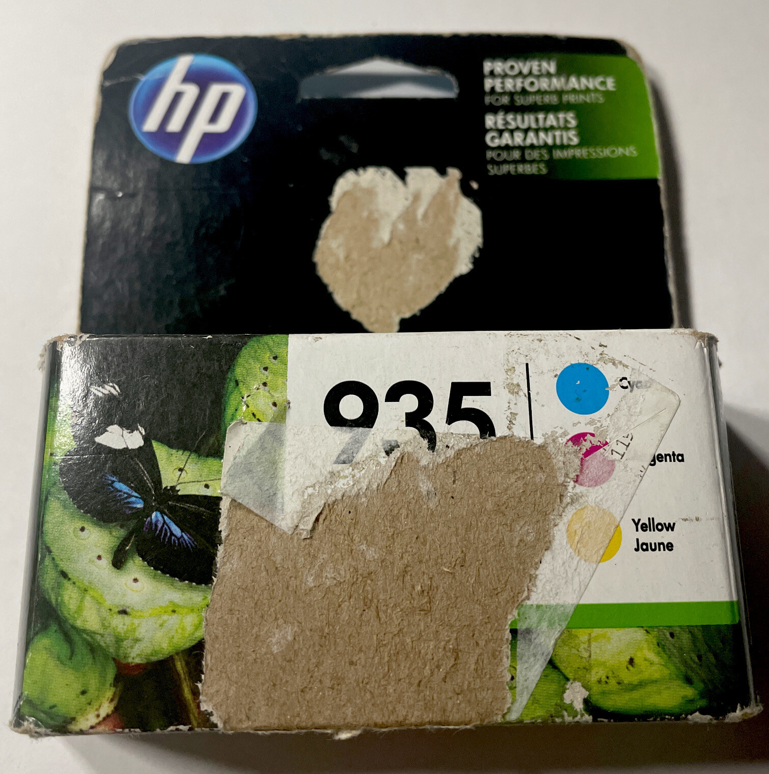 Genuine HP 935 Tri-Color Ink Toner Cartridge Expired: 03/2020  NEW SEALED IN BOX