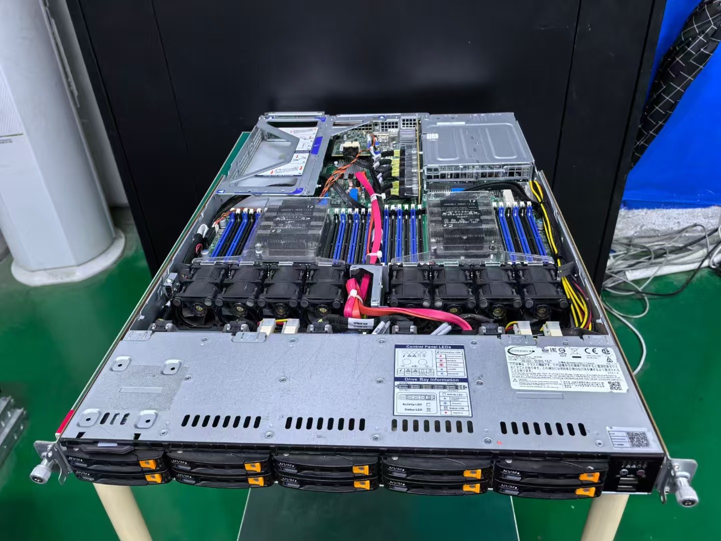 Supermicro SYS-1029U-TN10RT 1U Server 10x 2.5"(10xNVME)/2xGold 6138 CPU/128G RAM