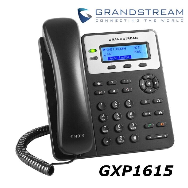 Grandstream GXP1615 Small Business 1-LIne IP Phone with PoE LCD Office Telephone