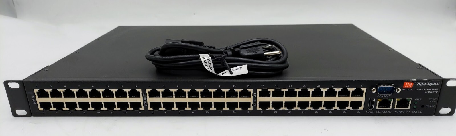 Opengear IM4216-34-DAC-X2-G Port Console Server Terminal