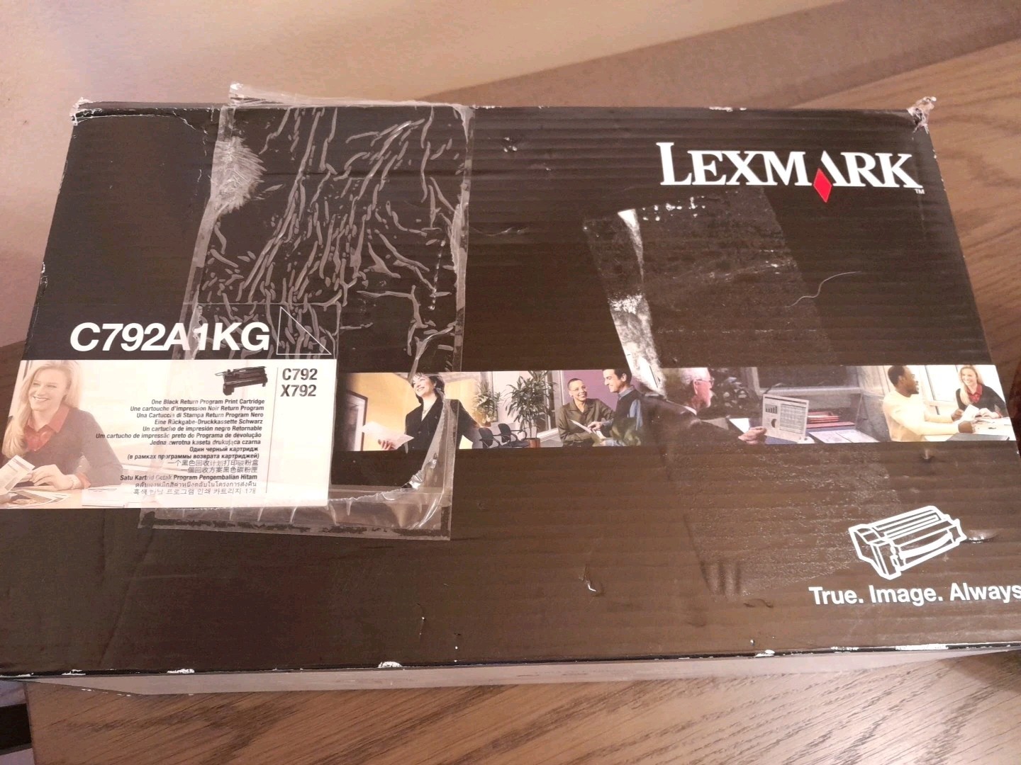 New Lexmark C792A1KG Black Toner Genuine C792, X792