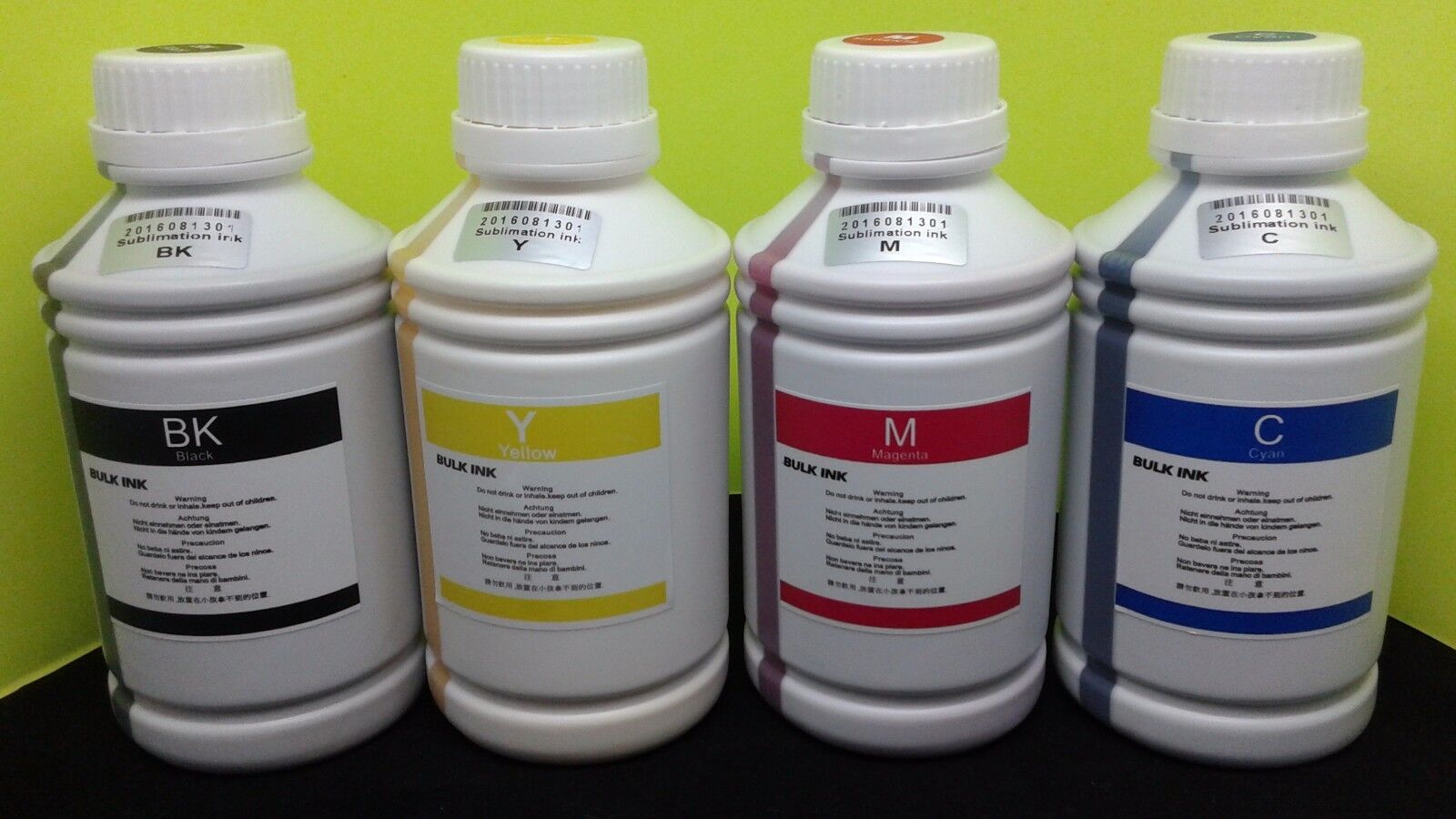 4 Liter Pigment Sublimation  Bulk Refill Ink Compatible for Epson USA Quality