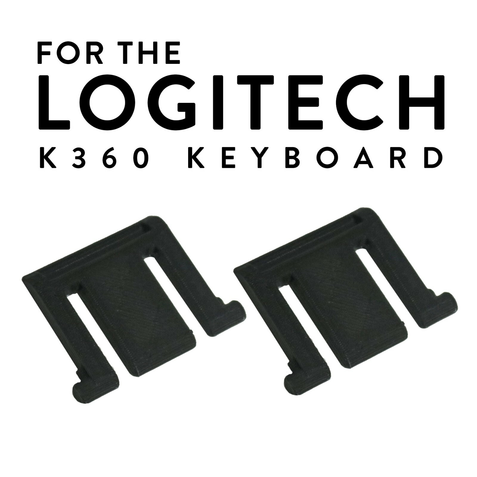 2-PACK Logitech K360 Keyboard Feet Leg Replacement Part Tilt Foot
