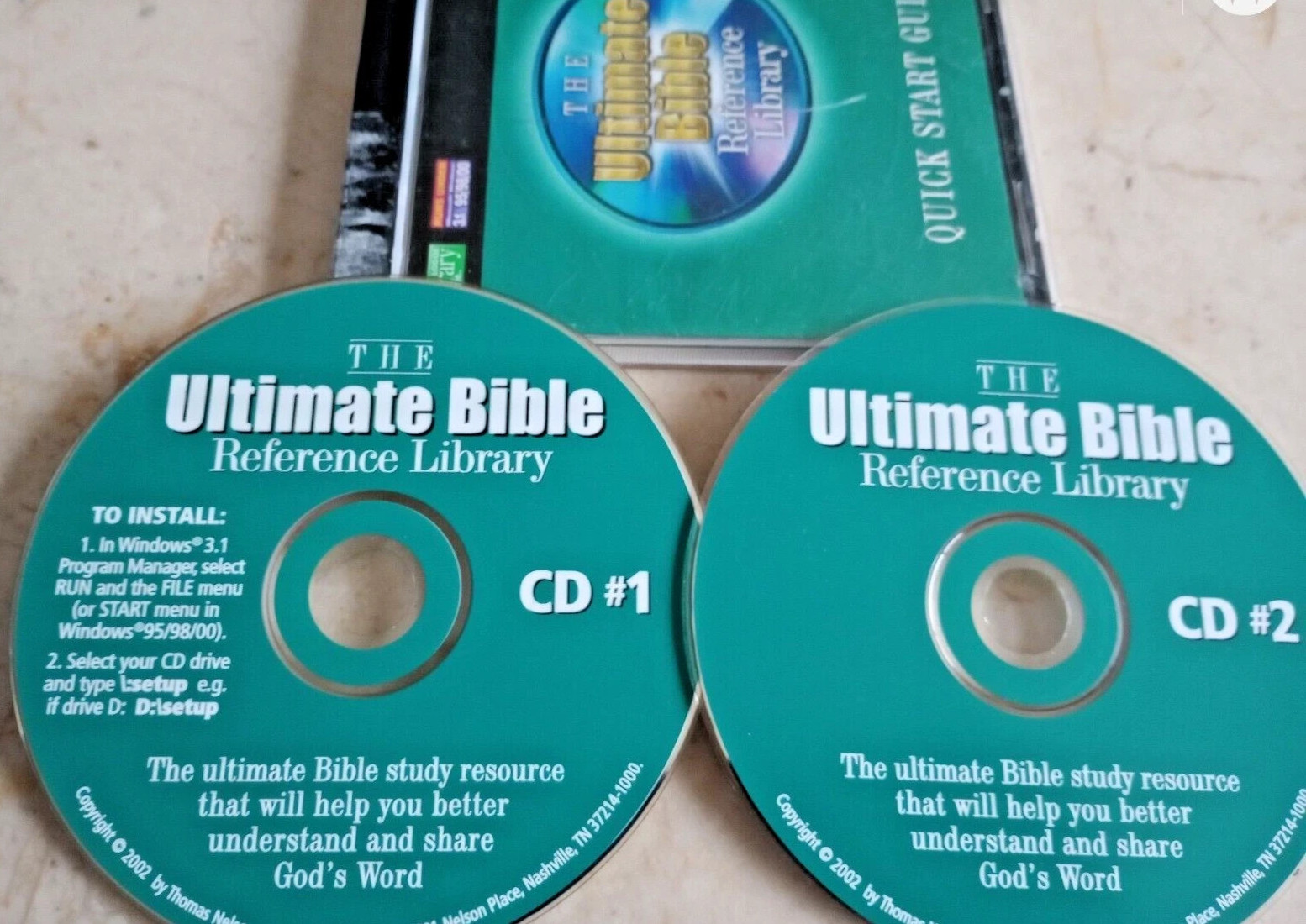 The Ultimate Bible Reference Library - Nelson (CD set for Windows)