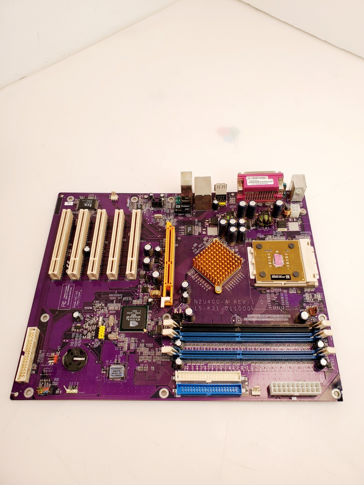 ECS Elitegroup N2U400-A ATX PC Computer Motherboard AMD Socket 462 Socket A