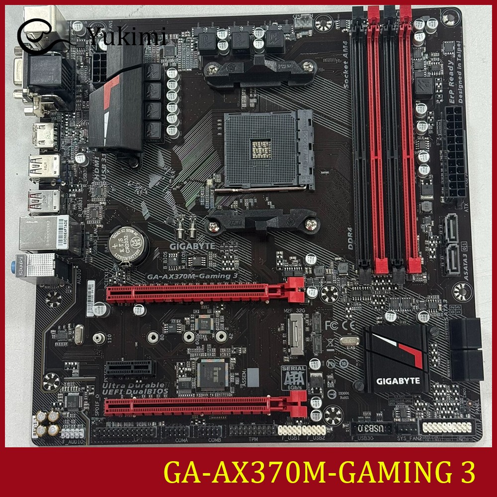 FOR GIGABYTE GA-AX370M-GAMING 3 Ｍotherboard Test OK